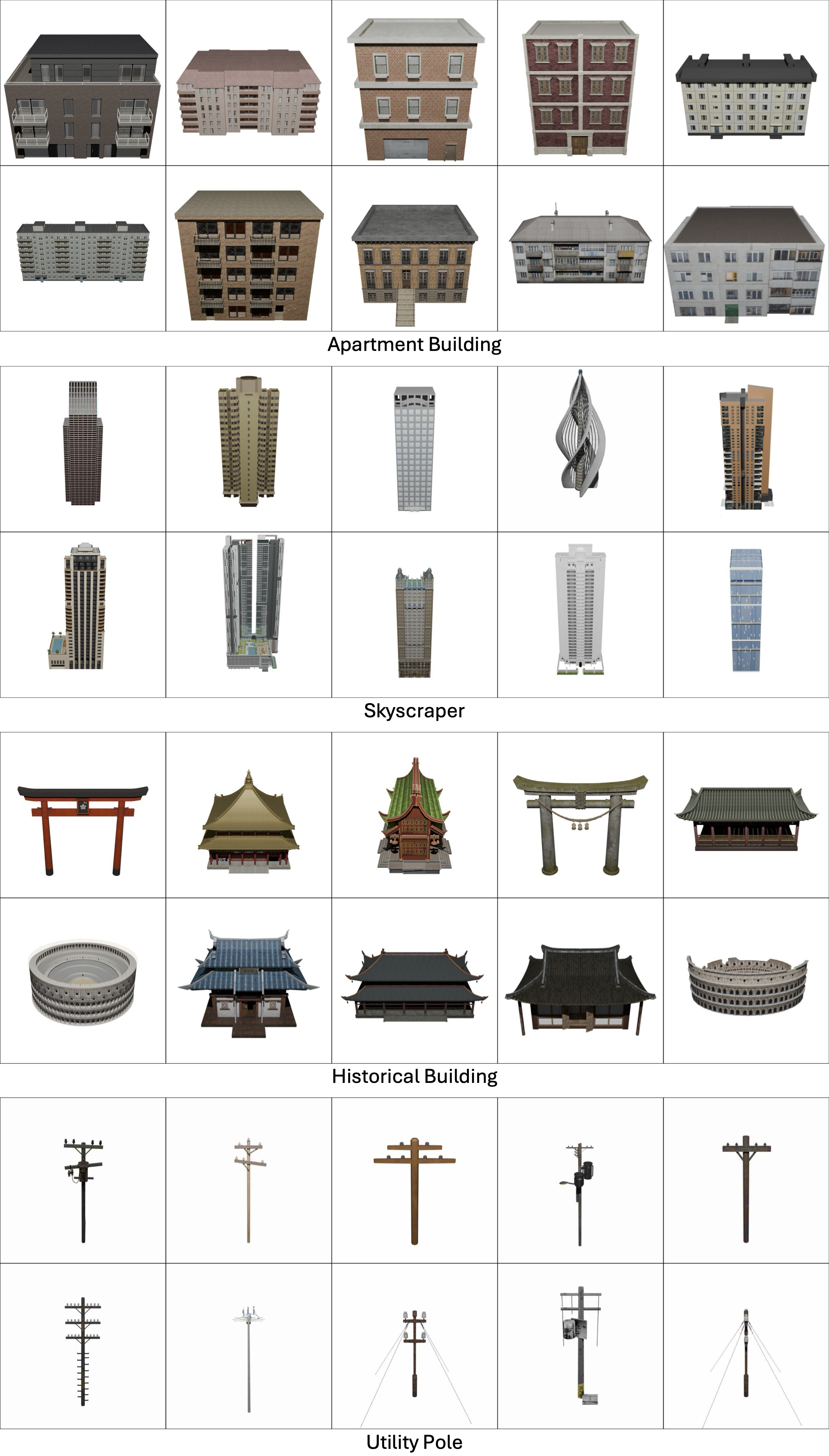 Example of structures